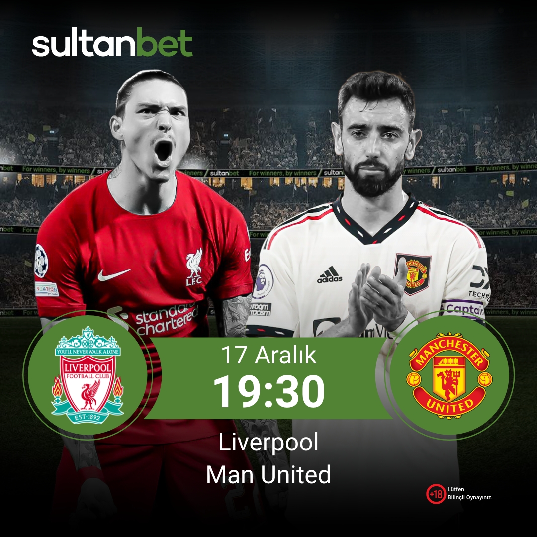 Premier Lig heyecanı Sultanbet'te! En iyi oranları yakala! En iyi sen kazan

Liverpool 🆚 Man United
🗓️17.12.2023
⏰19:30

Güncel Giriş 🎯 ow.ly/ga5850Qj3NK
Telegram🎯 ow.ly/ZkSf50Qj3NL

#bahis #kupon #sultanbetgiris #spor #Sultanbet #MUFC #ManUtd #premierlig #LFC
