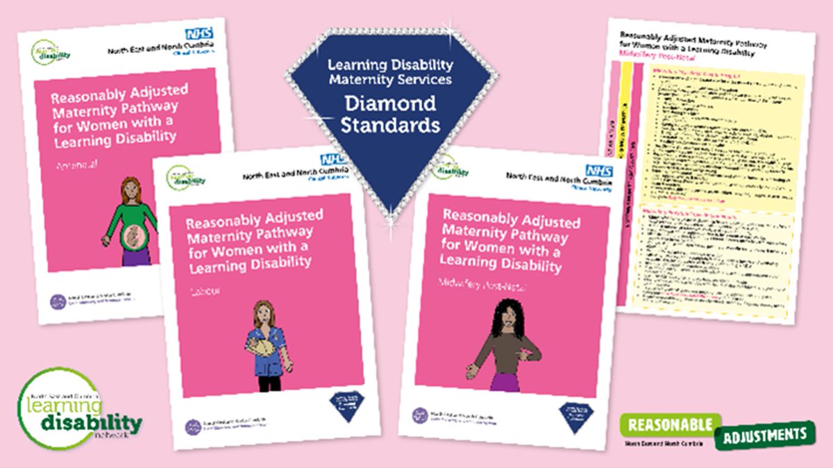 North East & Cumbria Learning Disability Network have co-produced easy read information for women who are going to have a baby or wanting to have a baby necldnetwork.co.uk/work-programme…