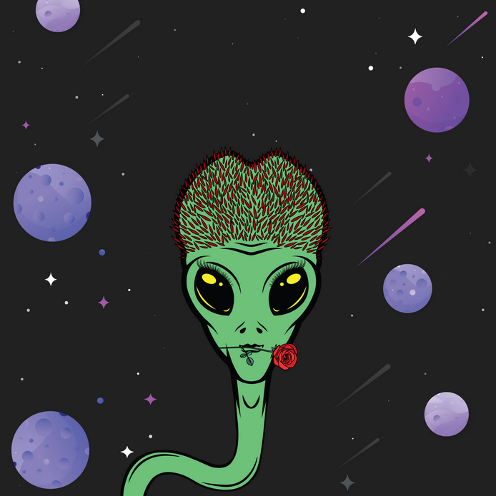 snakeliens's tweet photo. Rose are red, violins are blue and this "Snakelien" is as lovely as you 🌹
Despite her adorable appearance, she is a medusa head snake. 🐍
Mint is live 👽
https://t.co/5himrM42NU
#Nfts #polygonnfts #0xpolygon #nftcoomunity https://t.co/Rs2p4NqY2z