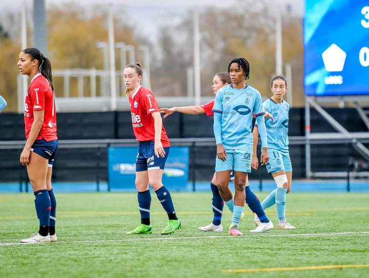 @tosindemehin  score her first European  professional league goal and @RofiatImuran17 score in stade De Reim's comfortable Away league win against Lille.

 #LOSCSDR #PionnièresEtAmbitieuses
#insuasportgist