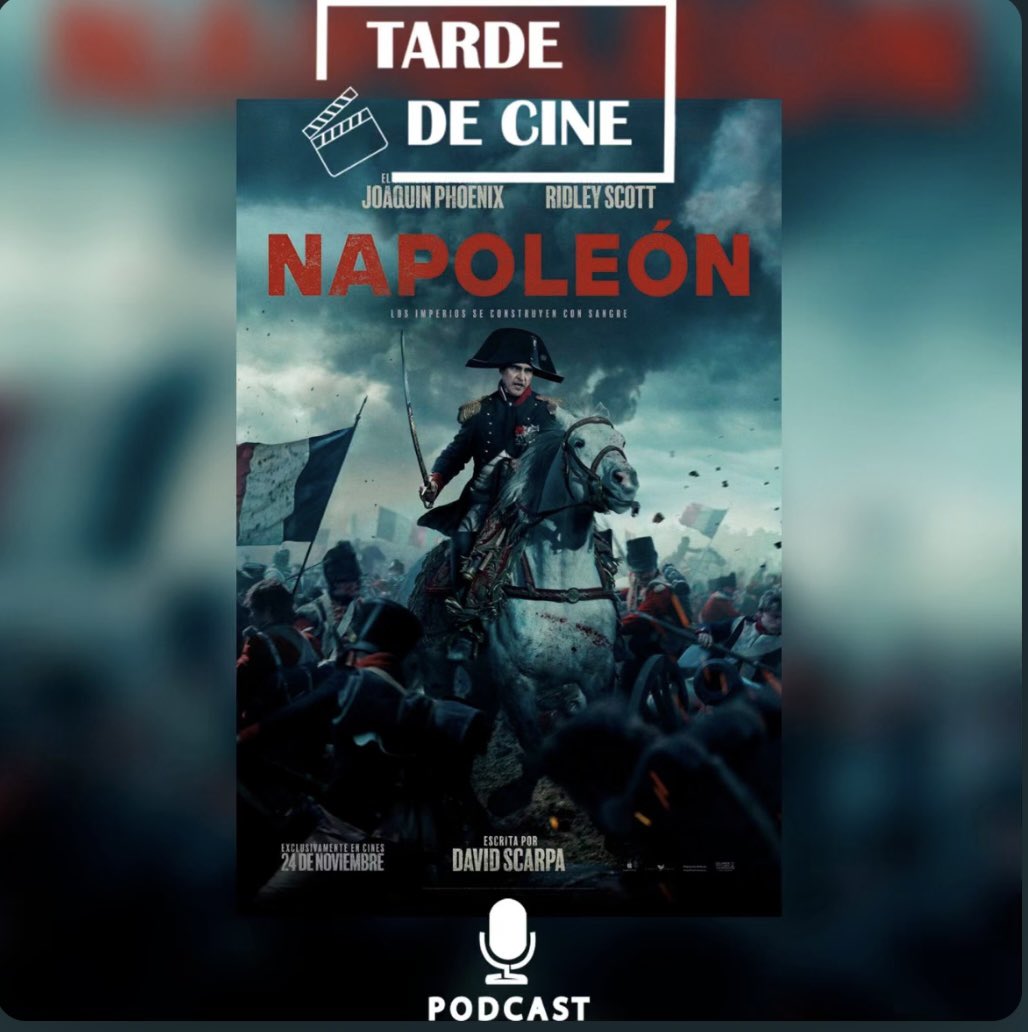 🔴 Ya tenéis disponible nuevo capitulo de NAPOLEÓN. Disponible en Ivoox, Spotify,Apple Podcast.
#napoléon #napoleonmovie2023 #napoleonmoviereview #podcast #podcastnapoleon #pocasting #podcastreview #tardedecine🎬