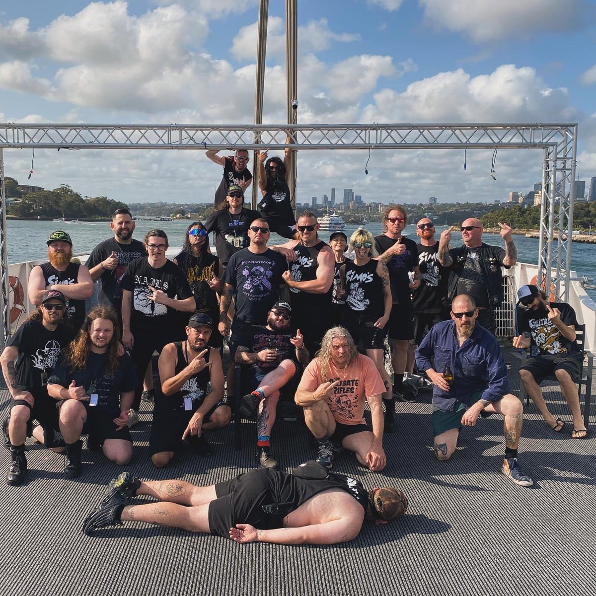 Big thanks to all the crew at @simosdiveonthewater on Sydney Harbour today! Awesome shows in Gosford and Canberra to round out a solid weekend! That’s us done for 2023! Thanks to everyone who has come and seen us play this year, we’re grateful for your support! See you next year!