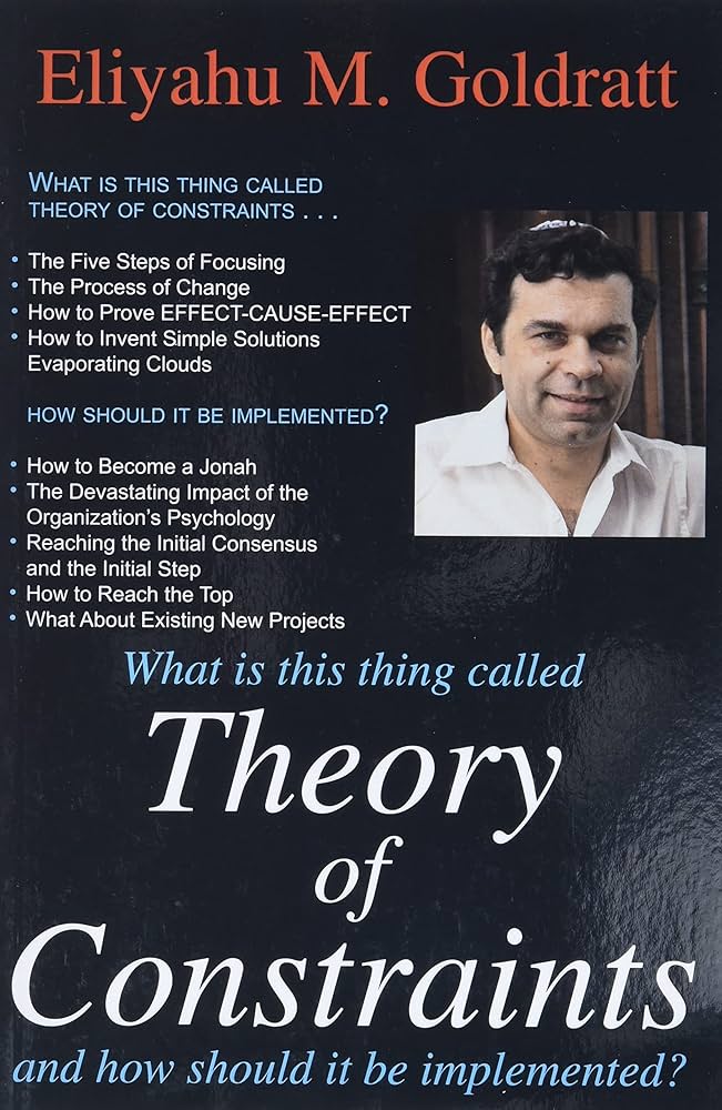 Theory of constraints The Book of Eli
My re-read 2024 
The Core Idea – Every system has a limiting factor or constraint. Focusing improvement efforts to better utilize this constraint is normally the fastest and most effective way to improve.
