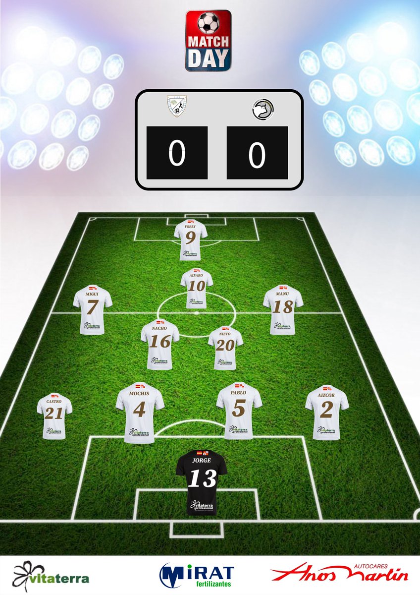 Buenos días día de derbi en las pistas el once de Javi Aguilera