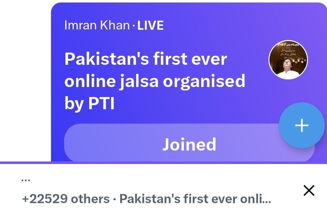 LivingInIKEra's tweet photo. 22 ہزار سے زائد لوگ جوائن کر چکے ہیں۔ یہ جلسہ ریکارڈ توڑے گا۔ https://t.co/mIoWDWI7Ub