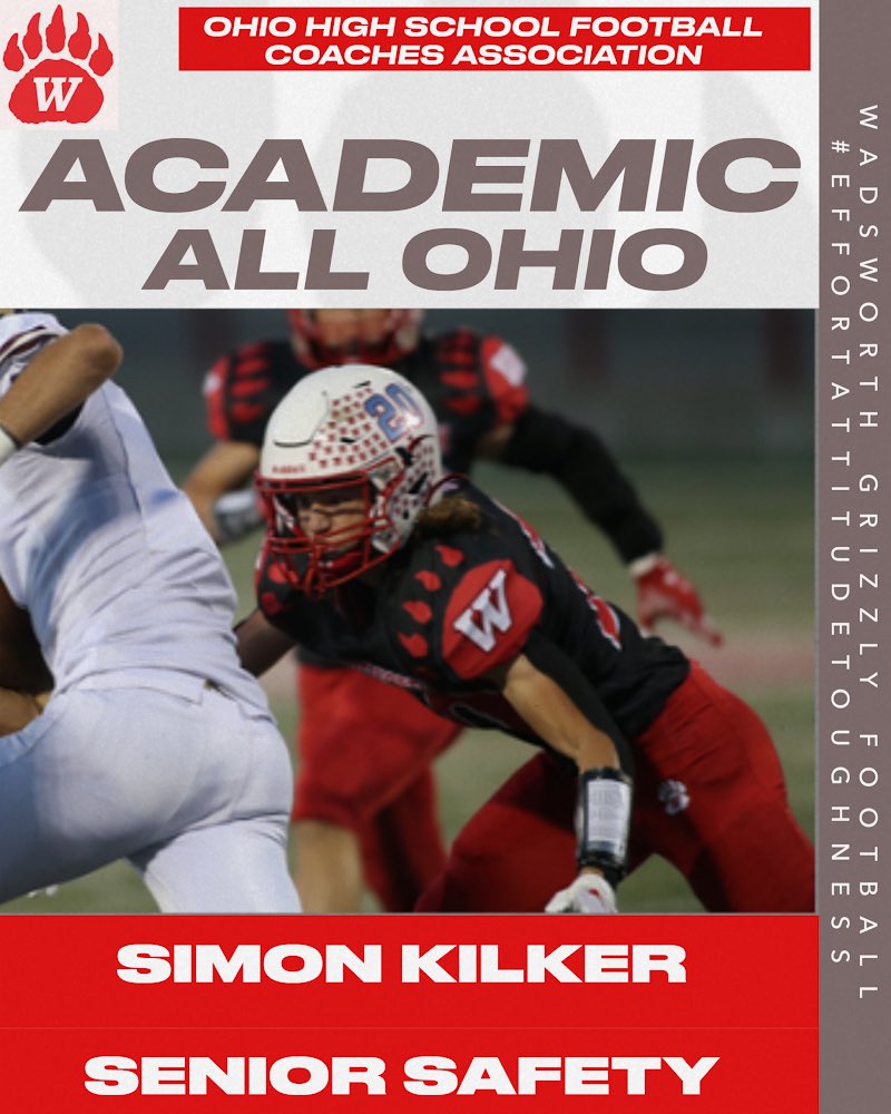 2023 Academic All Ohio TEAM & players @ohsfca @wstack20