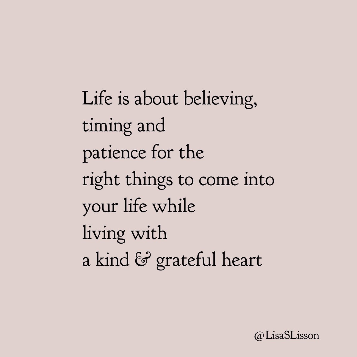 Daily mantra…