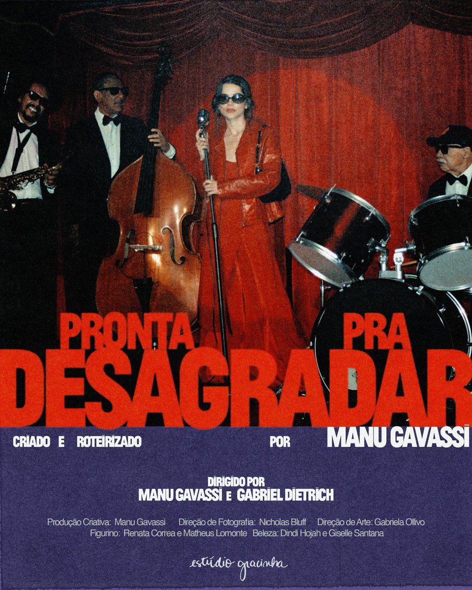 PortalGavassi's tweet image. Todas as referências e “easter eggs” que encontramos no novo curta metragem de Manu Gavassi, “Pronta Pra Desagradar”. 🎷✨

-A thread;