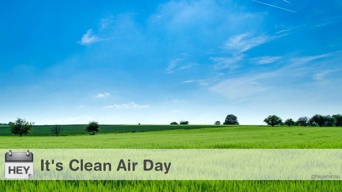 It's Clean Air Day! 
#CleanAirDay #NationalCleanAirDay #Sky