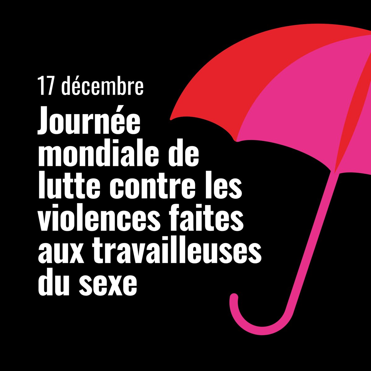 ☂️ Nous rendons hommage aux 3 travailleuses du sexe assassinées en France cette année. 
La criminalisation du TDS les expose particulièrement aux violences. Nous exigeons que la classe politique fasse des lois protectrices au lieu de faire la morale.

#DecrimNow