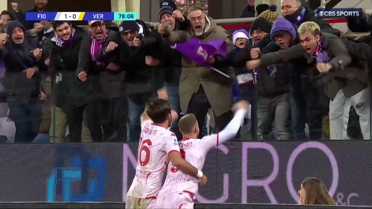 Lucas Beltrán punishes Verona!Can Fiorentina hold on? 👀