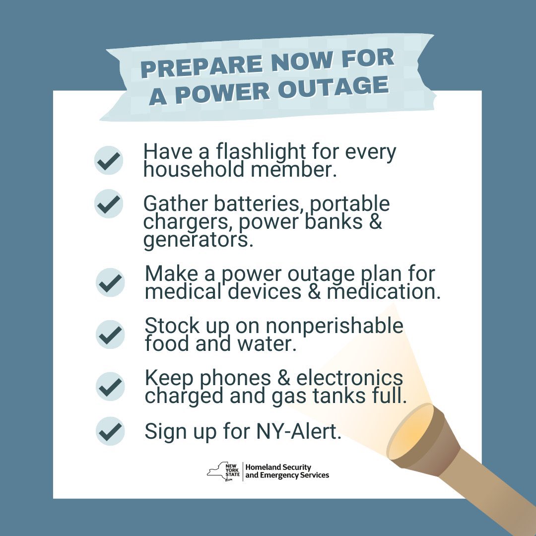 Prepare your home for an outage