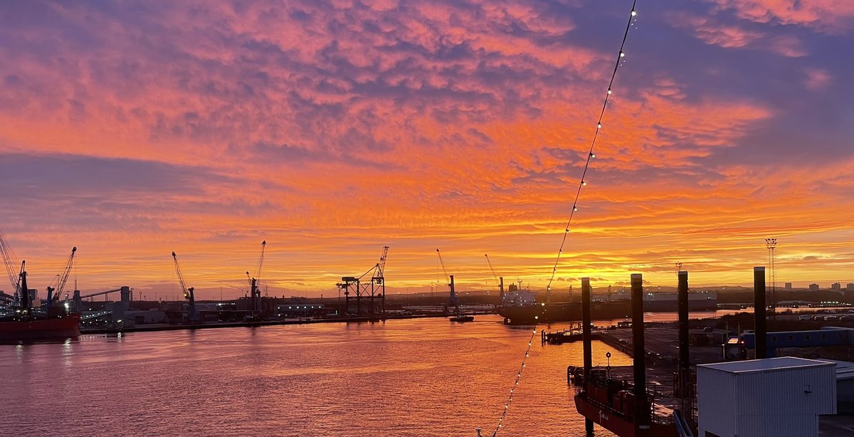 North Shields @dfds_uk ferry to Amsterdam on Fri night