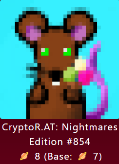 X-Mas Give-Away 🎄

Win one of our awesome customisable RAT NFTs, 
name yet to be revealed by the new owner🔥

🔸Follow
🔸Like
🔸Retweet
🔸Comment why you should win this!
💡Most original comment wins 😁

Winner picked on Dec 24th around 7PM UTC⏰
#NFT #giveaway #Dogechain #NFTs
