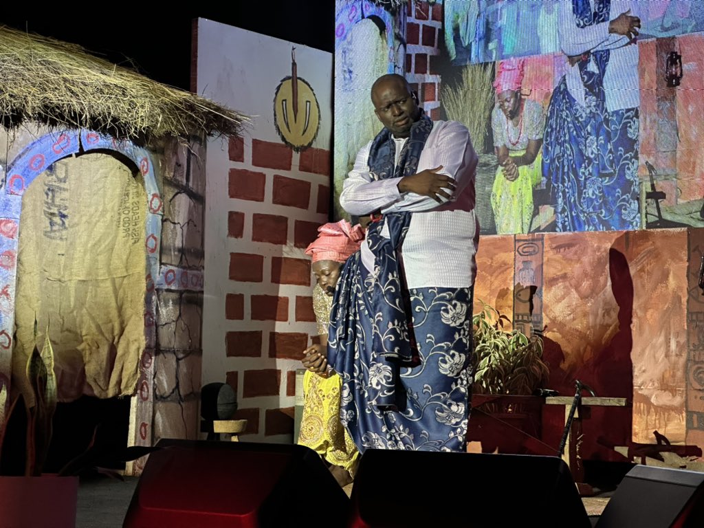 The stage Play #scriptedchristmas @iamlighthouse #christmasinafrica