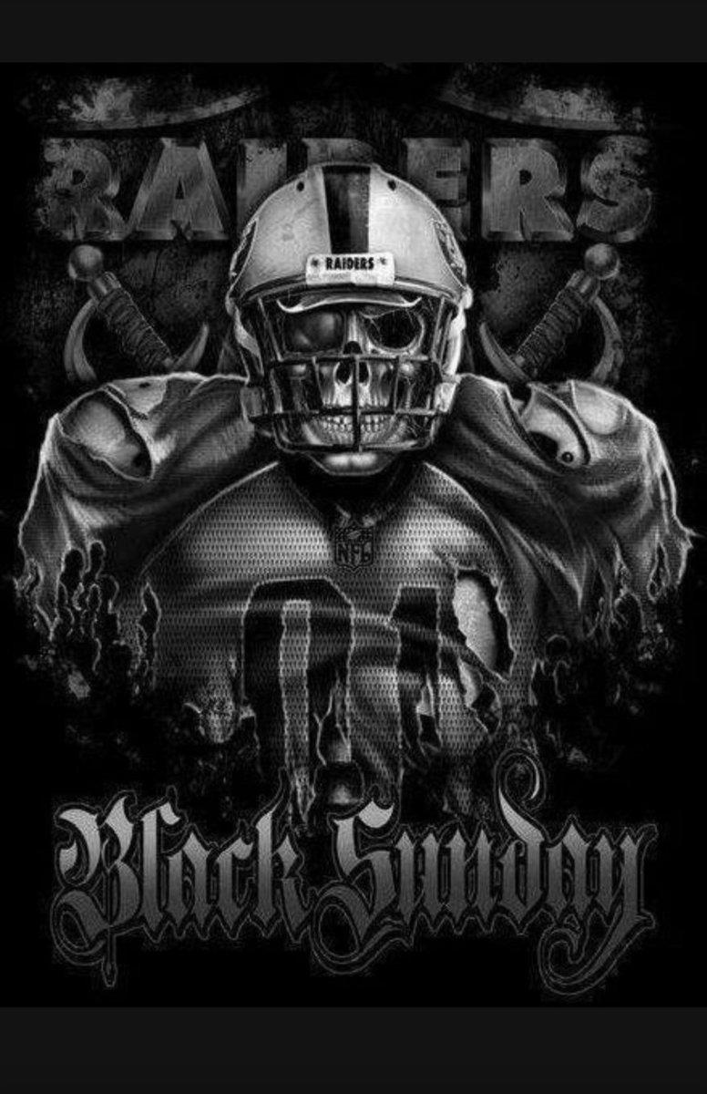 #RaiderNation may not be playing today but it's still Black Sunday ... so if you're not a member of The Nation #FuckYourTeam!