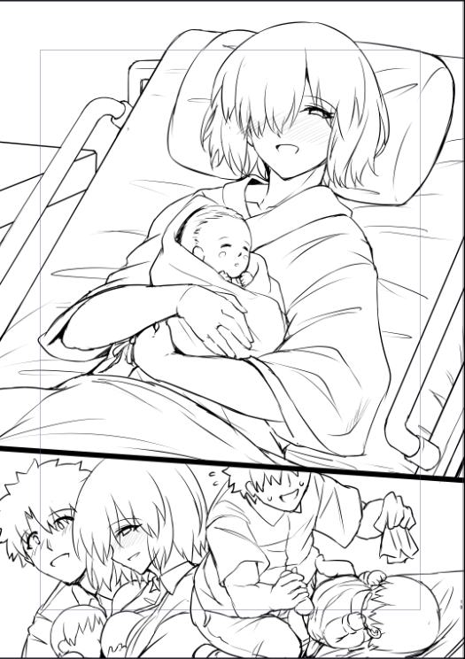 これはコーラル原液を聖杯1気飲み決めてへヴンした赤畜の見た存在しないぐだマシュ未来図。 