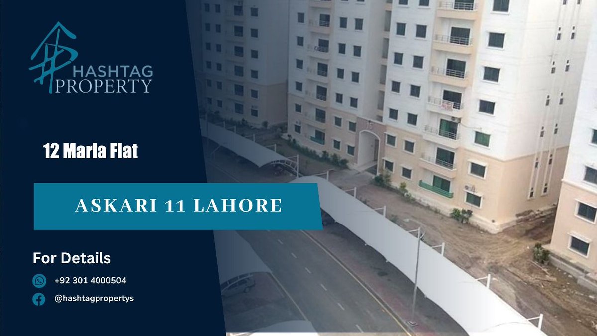 HashtagPropert4's tweet image. Askari 11 Lahore

12 Marla Apartment 

•4 Bed with Attached Bath
•Drawing Room
•Living Room &amp;amp; Dining area
•Kitchen &amp;amp; Laundry Area
•Store &amp;amp; Powder Room
•Servant Quarter
Near McDonald &amp;amp; Lake Park.

Feel free to call for details
Shoaib Khan
03014000504

buff.ly/3NuoGzg
