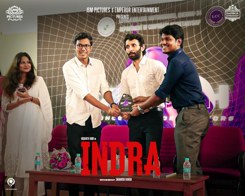 Team #INDRA inaugurated #Zenith event at #Loyola college, Chennai ✨