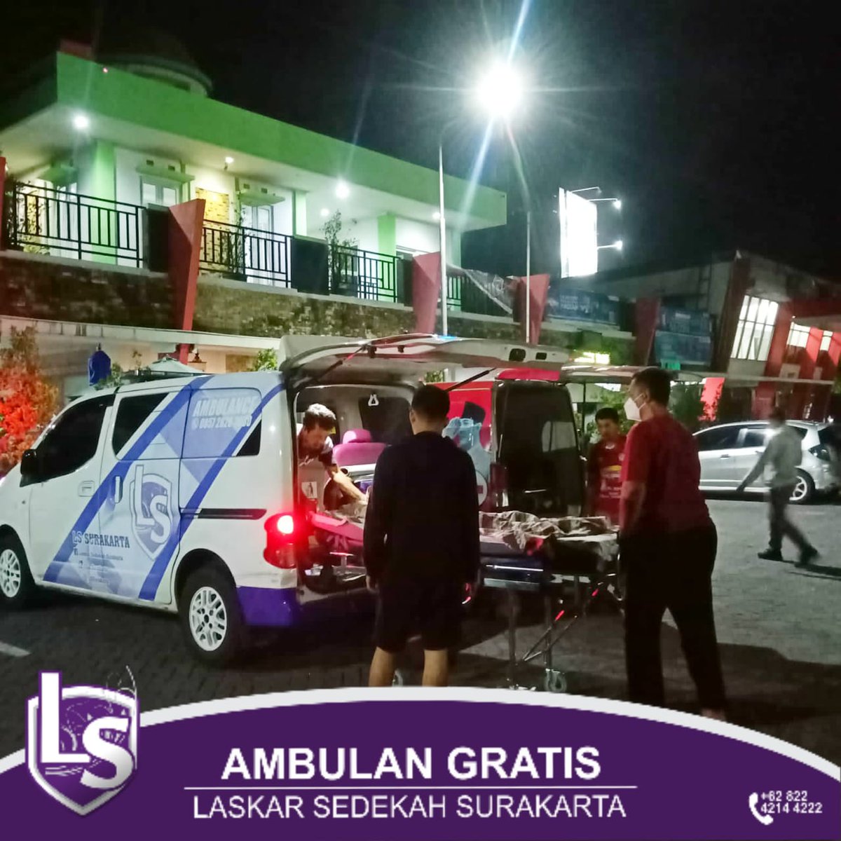 LSSurakarta's tweet image. umat, 08 Desember 2023

1. Kasmi Kontrol dari Jaban, Bendosari, Sukoharjo ke RS Nirmala Suri Sukoharjo.

2. Emergency dari Karangwuni, Sukoharjo ke RS Kasih Ibu Surakarta.

Sabtu, 09 Desember 2023

Estafet Pasien dari Purbalingga tujuan RS Moewardi Solo.