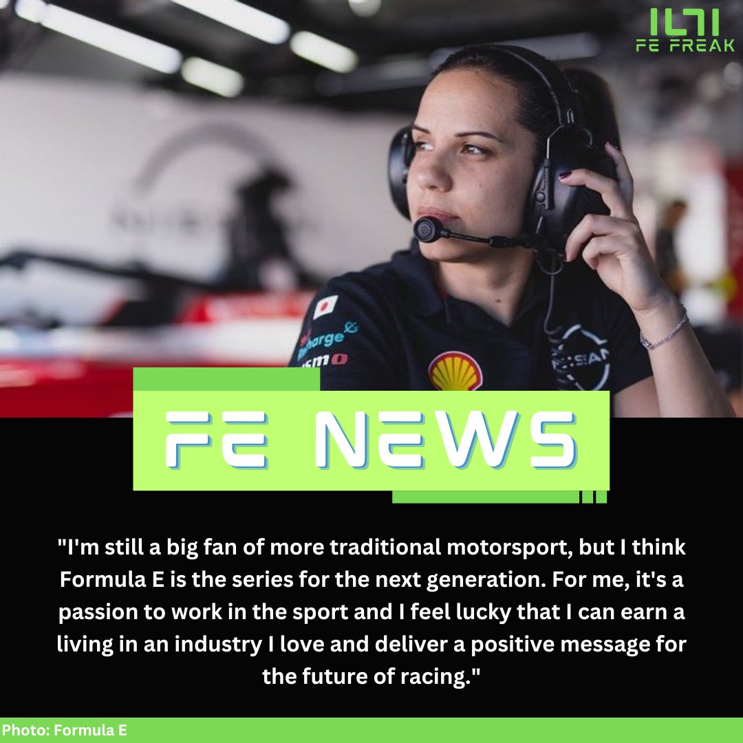 🗣 Francesca Valdani:
'#FormulaE is the series for the next generation'