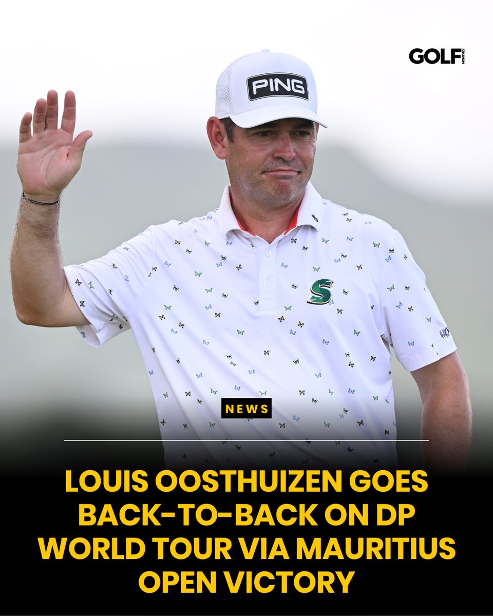 The LIV Golfer is unstoppable right now! Oosthuizen wins by two ahead of Laurie Canter at the AfrAsia Bank Mauritius Open 🏆