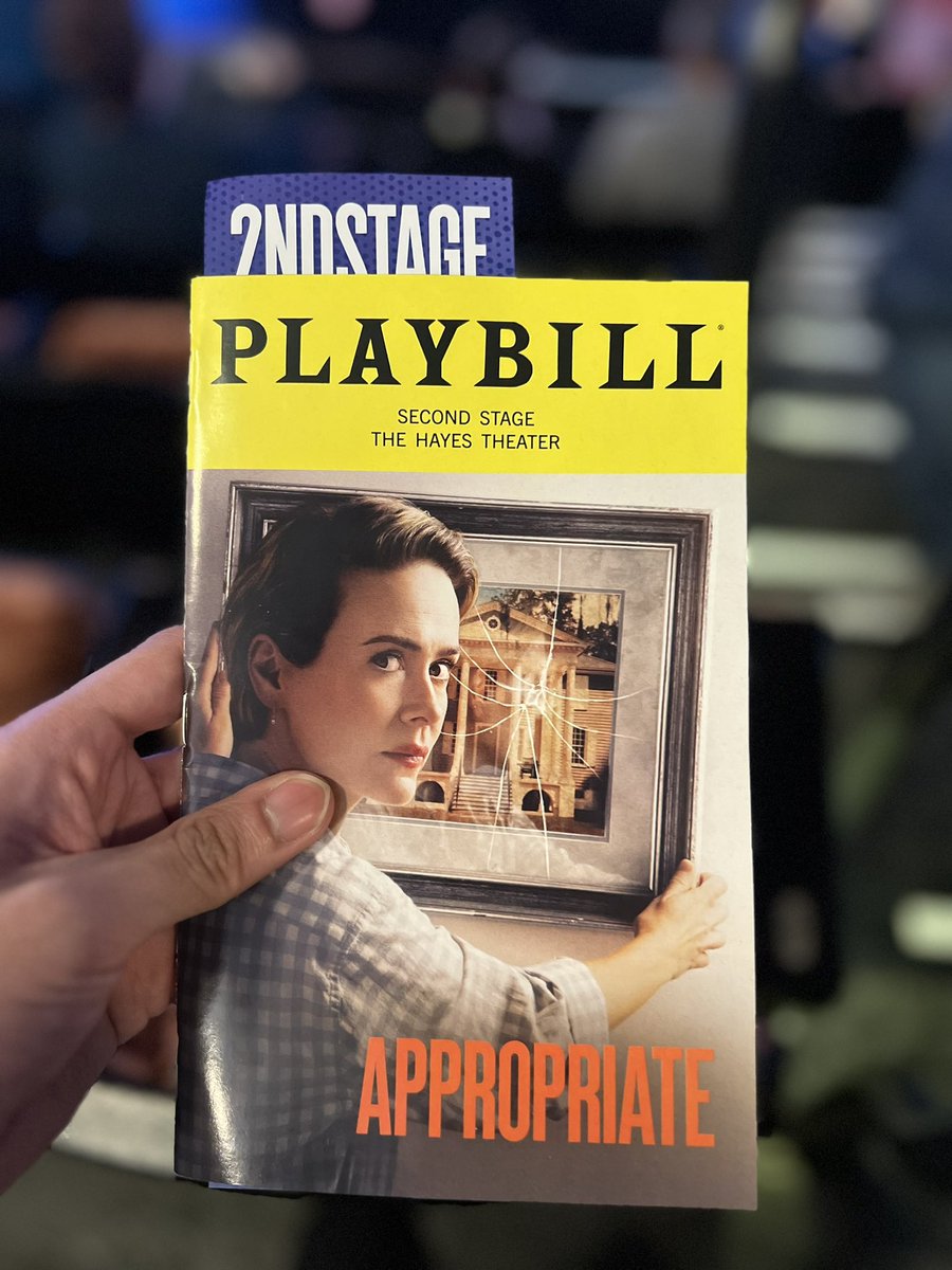 samsianturijkt's tweet image. Last night I watched Appropriate on Broadway and it was a great show! Well done to my talented friend Alyssa Emily Marvin who played Cassidy and the talented and legendary Sarah Paulson who played Toni!!!!

#broadway #broadwayplay #broadwayshow #appropriate #appropriatebway