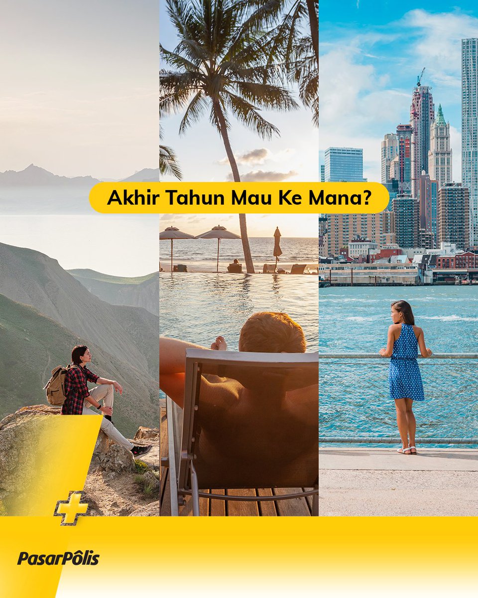 Akhir tahun mau ke mana? 🌍✈️ Liburanmu tenang dan aman dengan perlindungan dari asuransi PasarPolis! 🏖️🛡️ Nikmati momen liburan tanpa khawatir. 

#PasarPolis #PasPolbanget #Asuransi #Finansial #Liburan