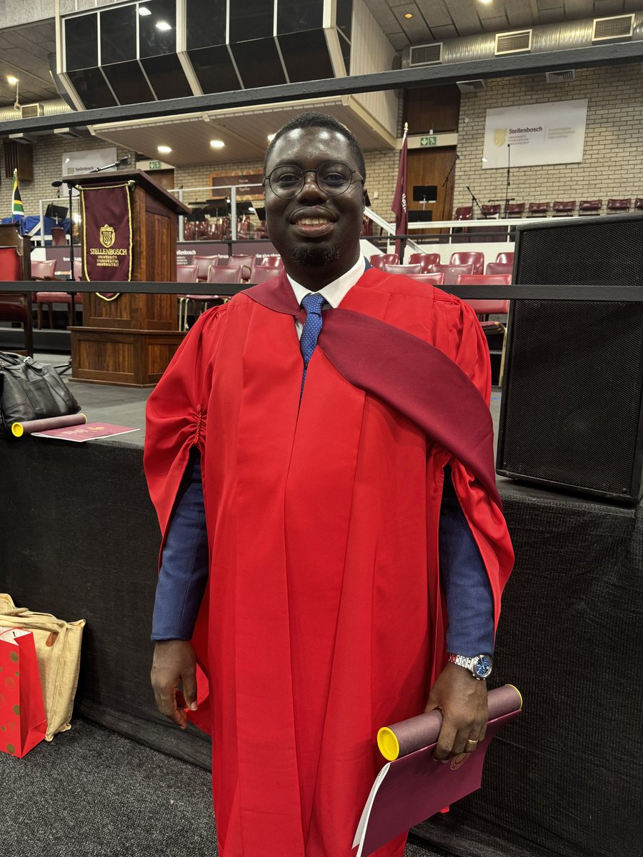 PhD from Stellenbosch University 
#SUGrad #PhDone #Phinished