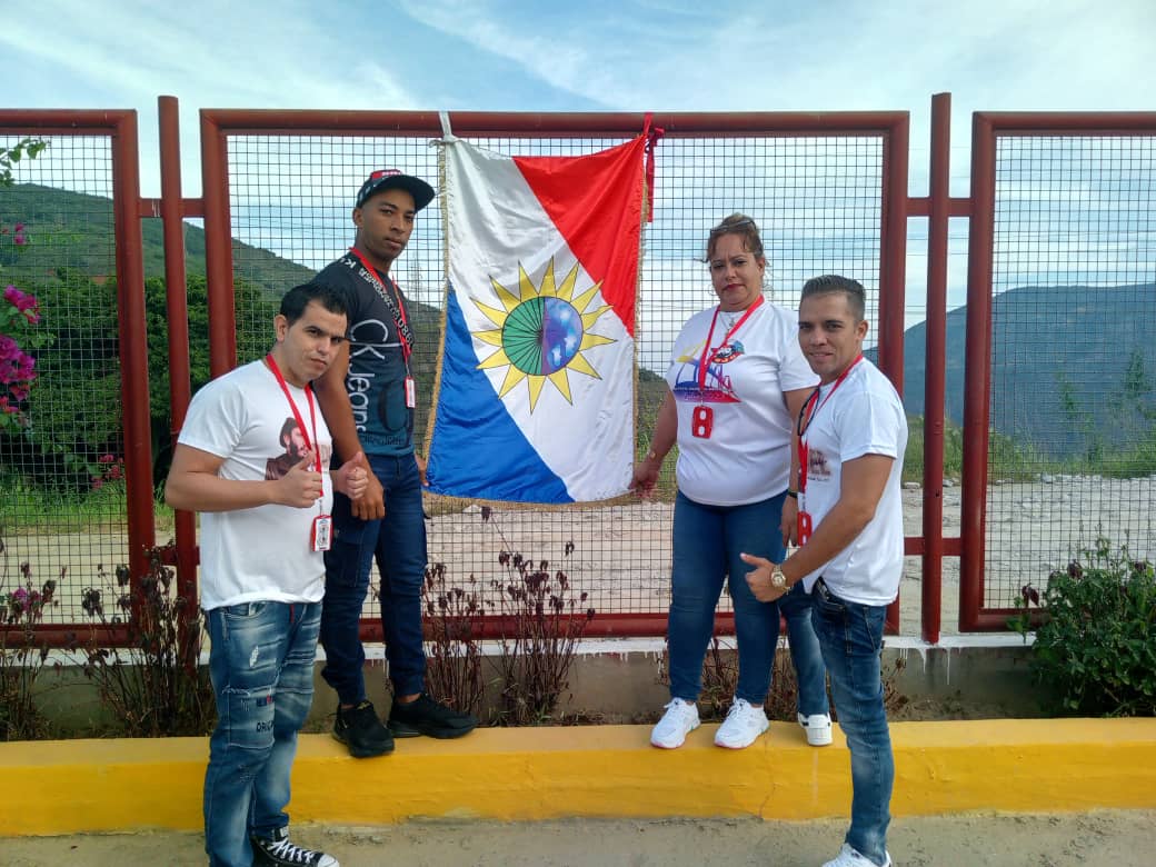 Delegación del Estado Yaracuy en Caracas a participar en  el Activo Juvenil Nacional. #CubaPorLaVida