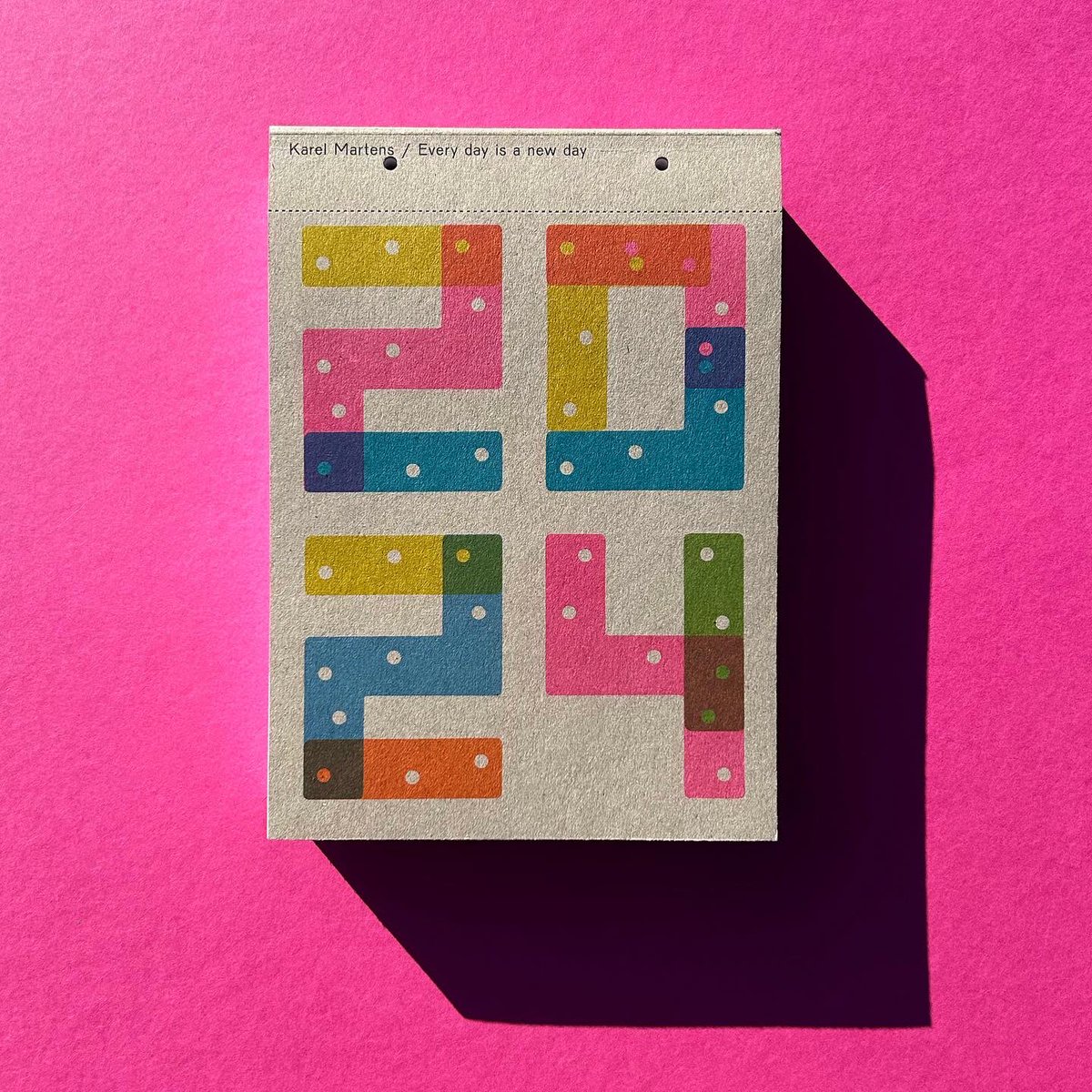 Down to last calendars by Karel Martens. counter-print.co.uk/products/karel…