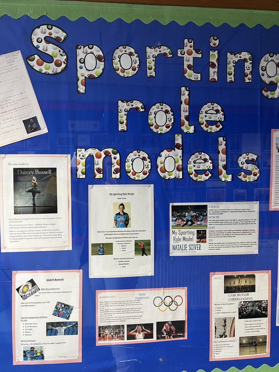 Jen_Barden's tweet image. Love heading into a school seeing @katecross16 @natsciver on the walls as role model projects! The power of sport! #femalerolemodels 👏❤️