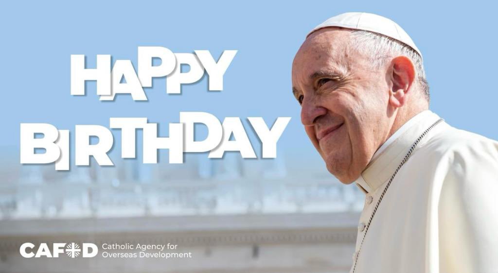Happy 87th birthday to our Holy Father, Pope Francis 🙏🏻