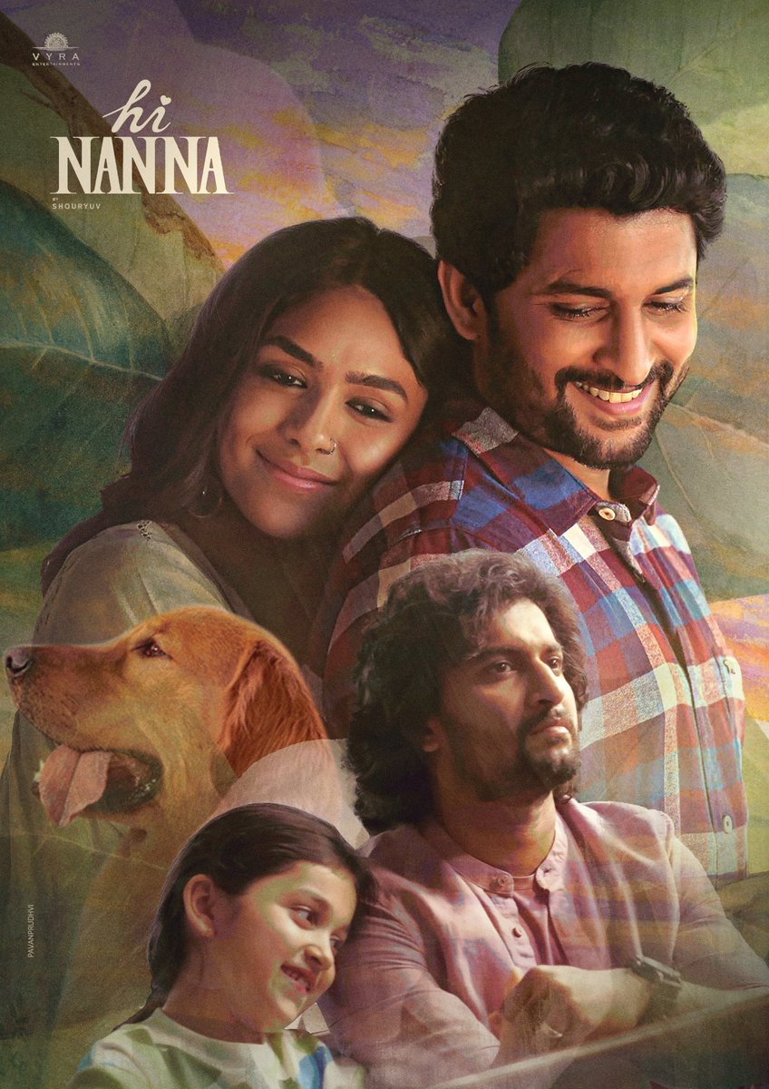 Fanmade poster #HiNanna 

@NameIsNani @mrunal0801   @@HeshamAWMusic @VyraEnts #kiarakhanna #pluto