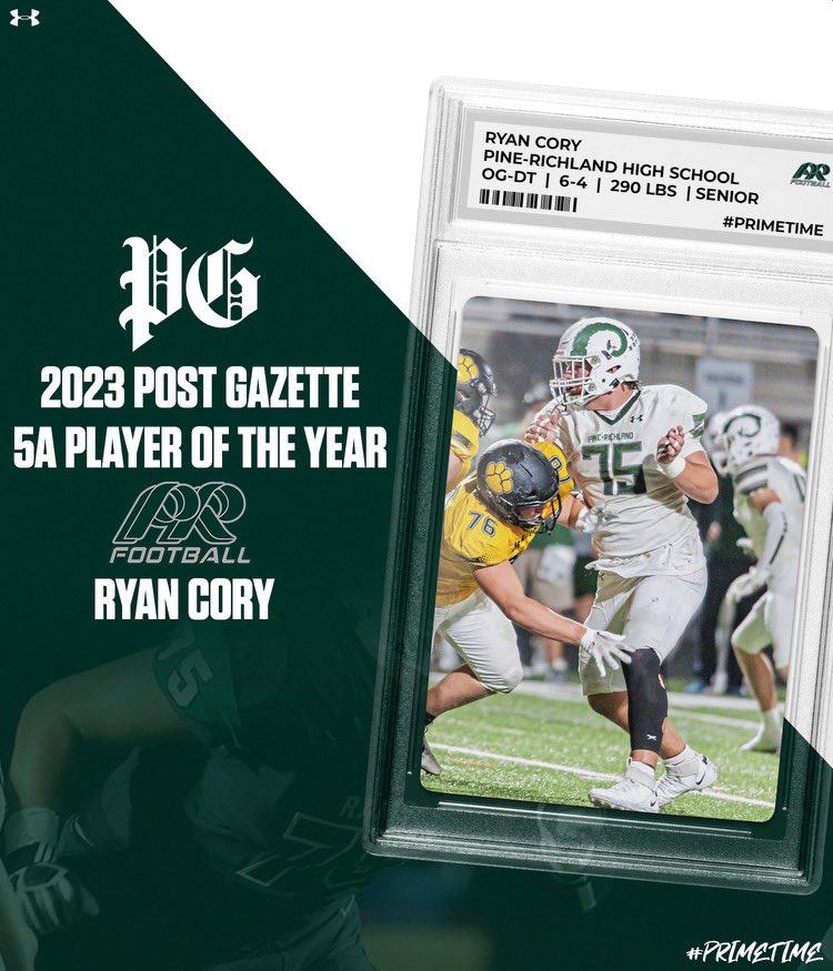 Congrats to @RyanCory15 on 5A Player of the Year!