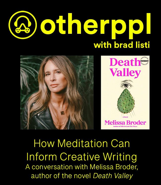 LISTEN 🌵 —> A new ‘Craftwork’ episode called ‘How Meditation Can Inform Creative Writing.’ A conversation w Melissa Broder (@melissabroder), author of the novel DEATH VALLEY (@ScribnerBooks). 🎧 avail wherever you get your podcasts. 📺 watch it on youtube.