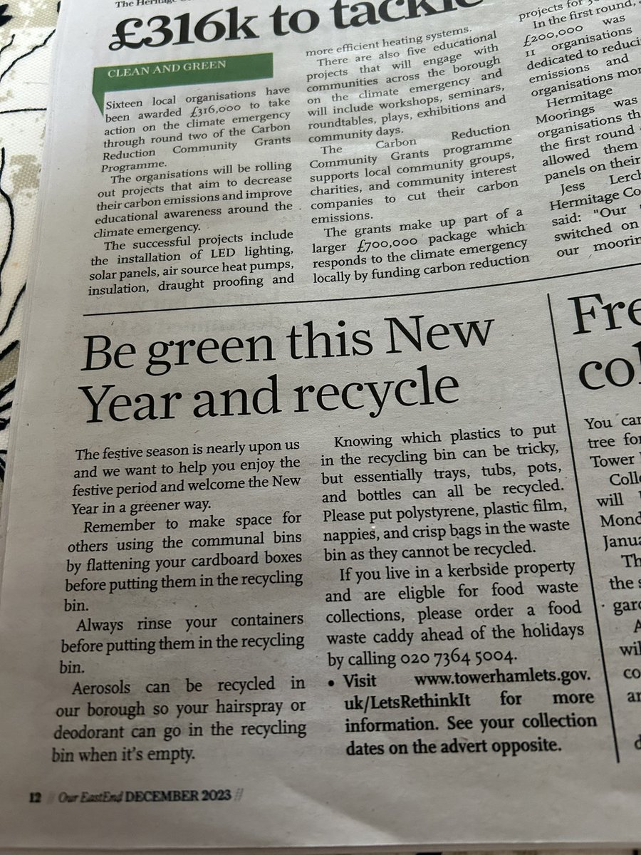 Jemma Crow (@jemmacrow) on Twitter photo Great idea on the food recycling ♻️ <a href="/TowerHamletsNow/">Tower Hamlets Council</a> except for the fact that you haven’t collected mine in about 4 weeks despite me reporting several times. Any idea when this will be collected? It’s very full Great idea on the food recycling ♻️ <a href="/TowerHamletsNow/">Tower Hamlets Council</a> except for the fact that you haven’t collected mine in about 4 weeks despite me reporting several times. Any idea when this will be collected? It’s very full