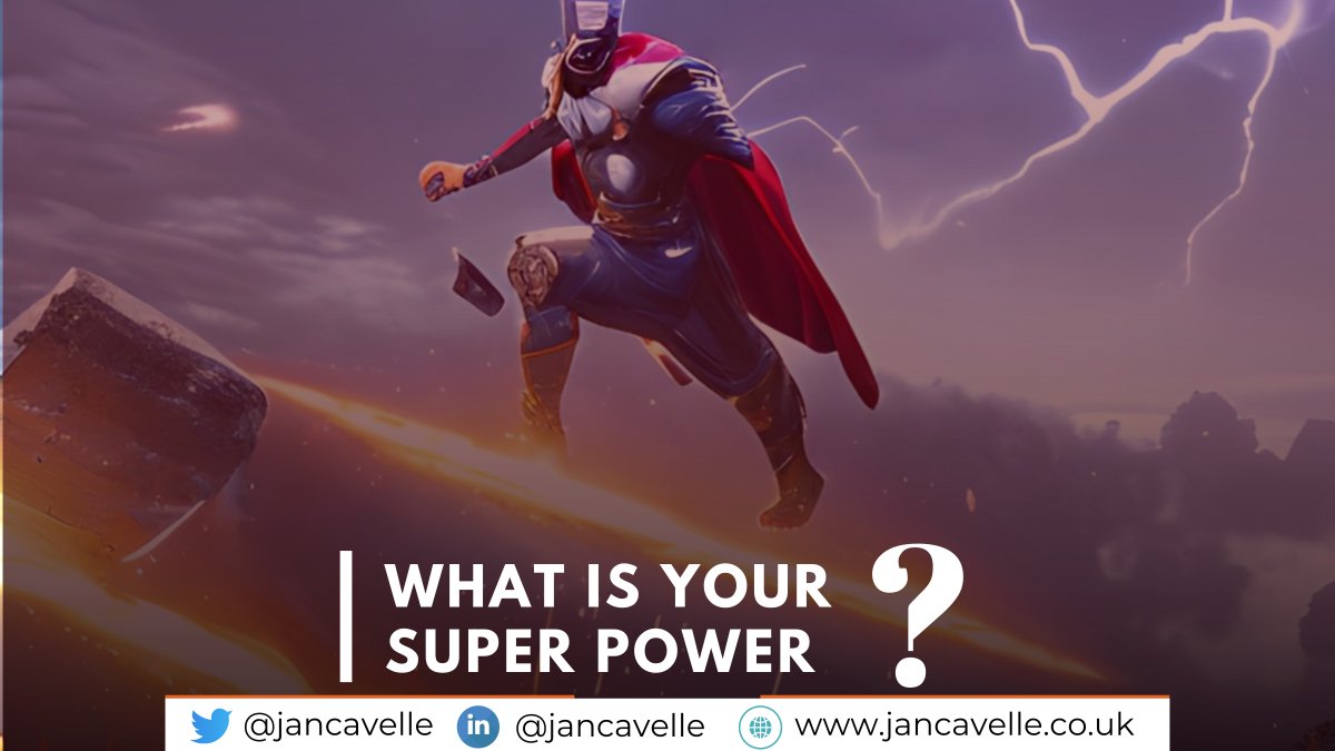 What is your super power?  And do you play to its strengths?

Do what you love:  delegate the stuff you don't enjoy

#StartForSuccess