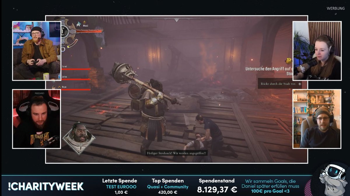 Werbung

Wir starten in den letzten Tag mit <a href="/GangsofSherwood/">Gangs of Sherwood</a> von @nacongamingde🎉

➡️twitch.tv/nerdstartv