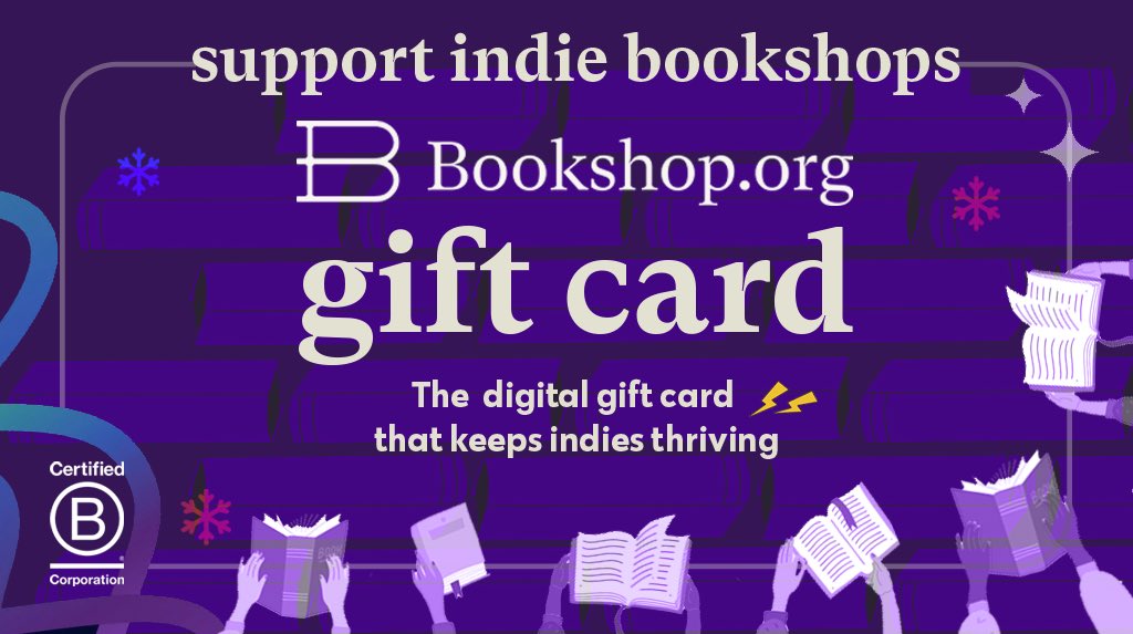 Hello! I have a £10 gift card to offer you which you can use to get a new read for the holidays! Please follow me, @midascampaigns and @bookshop_org_UK Repost + tag friends + let us know what book you will get! #Giveaway open for 48 hours! #bookgiveaway #BookTwitter