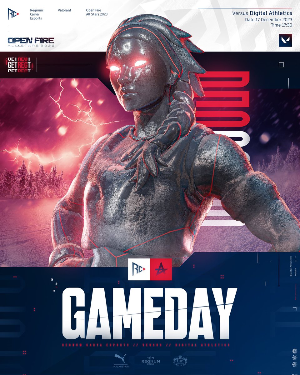 Hedefimiz seneyi bir şampiyonluk daha yaşayarak kapatmak! 🏆

ESA Open Fire All Stars 2023'de rakibimiz <a href="/Digitalaths/">Digital Athletics</a>

⏰ 17.30
📺 twitch.tv/VALORANT_TUR

Başarılar takım! 💪