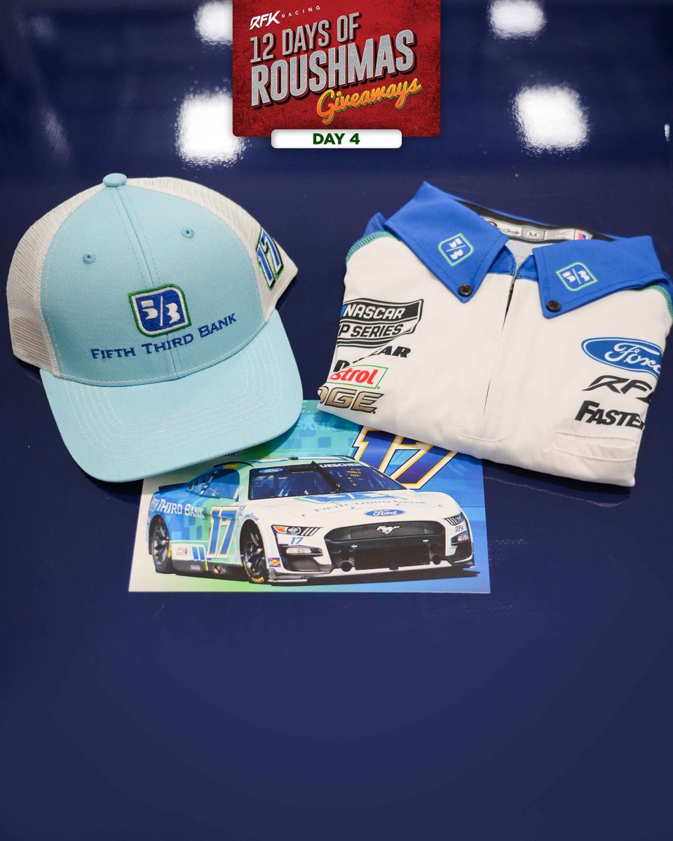 ROUSHMAS DAY 4️⃣ 🎄 Reply with the 💰 emoji for your chance to win a @FifthThird prize pack. Winner picked 12/28.