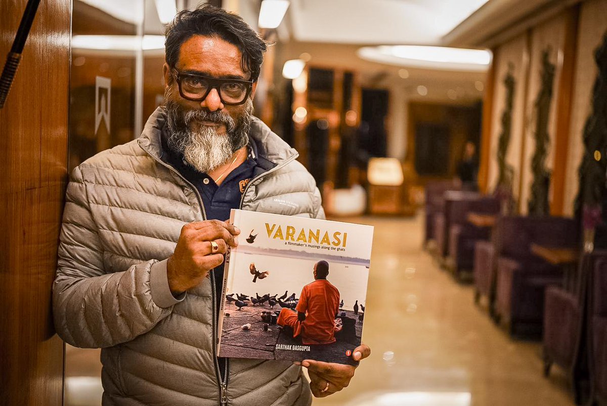 Hawakal Publishers Private Limited (@hawakalp) on Twitter photo Director-writer Sarthak Dasgupta is visibly cheerful with his debut book, Varanasi: A Filmmaker's Musings Along The Ghats.
This exquisite photo book is available on Amazon.
#Varanasi #CoffeeTableBook #PhotoBook <a href="/sarthakdasgupta/">Sarthak Dasgupta</a> Director-writer Sarthak Dasgupta is visibly cheerful with his debut book, Varanasi: A Filmmaker's Musings Along The Ghats.
This exquisite photo book is available on Amazon.
#Varanasi #CoffeeTableBook #PhotoBook <a href="/sarthakdasgupta/">Sarthak Dasgupta</a>
