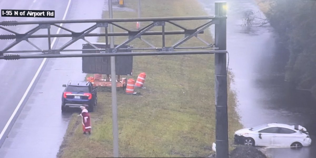 Oh My Rain-deer I see Santa on <a href="/fl511_northeast/">FL511 Northeast</a> <a href="/ActionNewsJax/">ActionNewsJax</a> <a href="/WOKVNews/">WOKV News</a> #FirstAlertWx