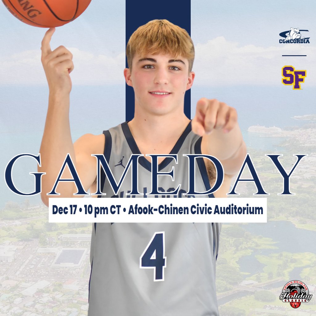 cunebulldogs's tweet photo. 🏀 GAMEDAY - Big Island Holiday Classic!! 🏀

@CUNEmbb vs San Francisco State 

🕗 6 pm HT/10 pm CT
📍 Afook-Chinen Civic Auditorium (Hilo, Hawaii)
📺 https://t.co/YRqEUjRrpO
📊 https://t.co/9OQQ7lacUs https://t.co/Dx4c079VYW