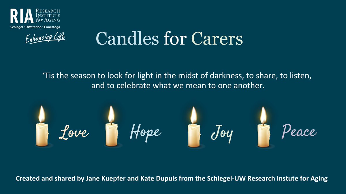 Candles for Carers 🕯️ May the light in you shine and light the way for others! Created by @JaneKuepfer and Kate Dupuis, @DrKateTO from the @SchlegelUW_RIA