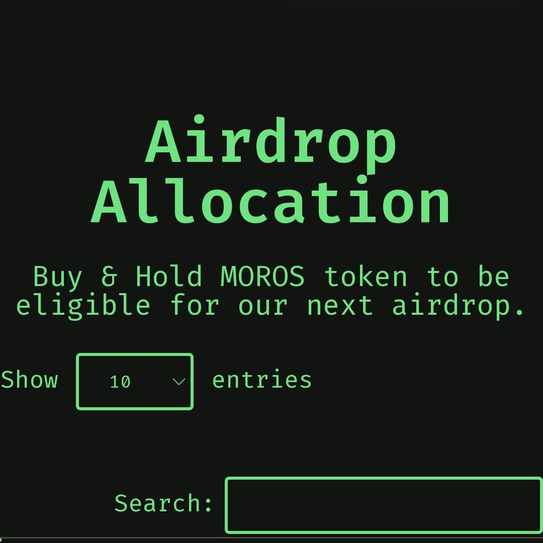 👀👀👀

#Airdrop coming 🥳🥳🥳

<a href="/morosnet/">MOROS NET</a> $MOROS #DAO