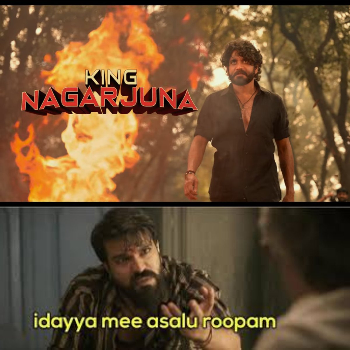 ilanti genre lo Nag Pekadesthadu 👌
Vijay Binni taking 🔥
Teaser Ayithe Unexpected Mass Asalu 🤩🔥
Eagerly waiting for #NaaSaamiRanga 🥵💥💥

#NaaSaamiRangaTeaser #KingNagarjuna