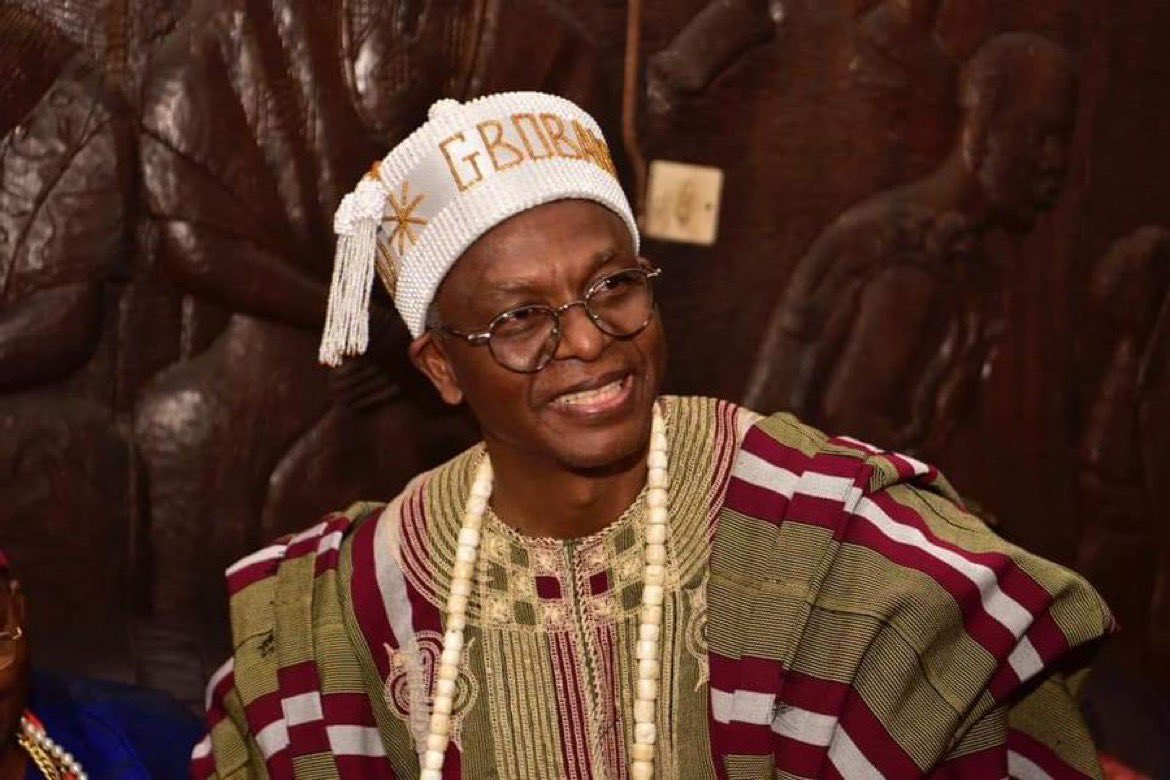 CONGRATULATORY MESSAGE TO H.E. MALAM NASIR EL-RUFAI ON THE CONFERMENT OF TITLE OF GBOBANIYI OF IJEBULAND I wish to extend my hearty congratulations to my dear brother, H.E. Malam Nasir @elrufai , CON on the conferment on him of the title of Gbobaniyi of Ijebuland by the…