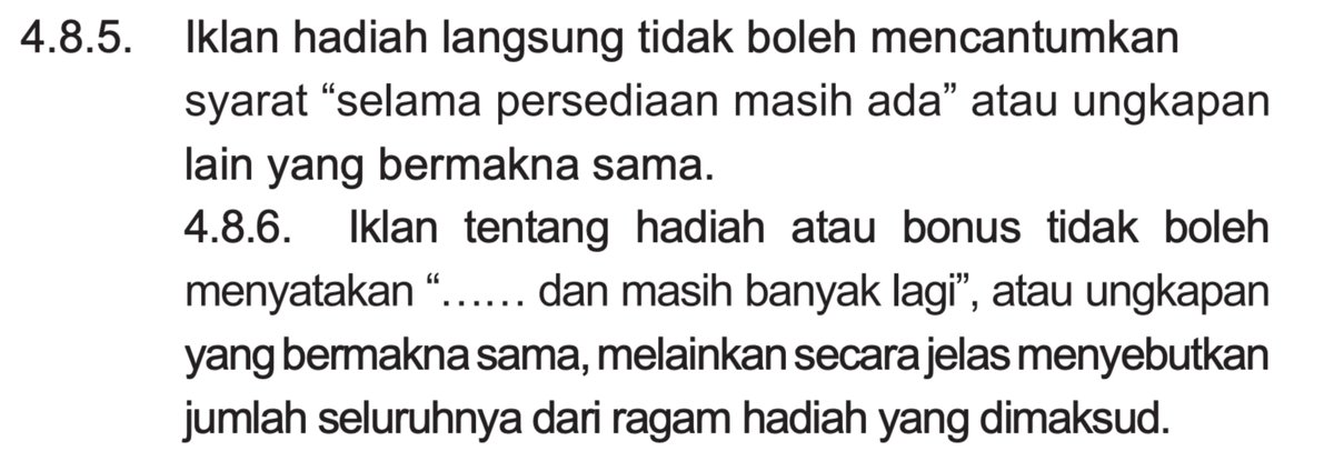 Nah, tinggal kita liat aja. Tumblrnya beneran hadiah atau cuman gimik? Wkwkwk Apalagi ada tanda asteris '*Selama persediaan masih ada' Padahal, ada aturan ngiklan soal hadiah ini, sih, hihi.